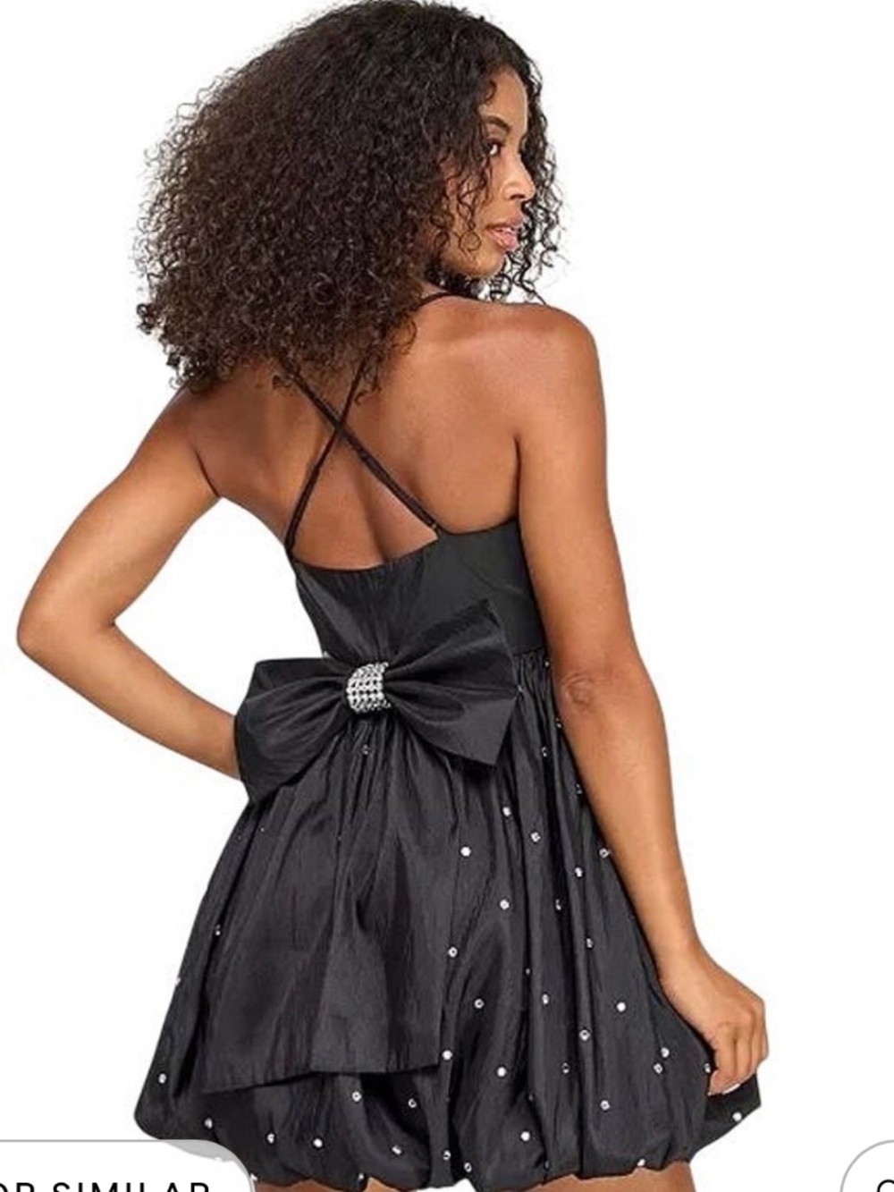 Seni & Cade Embellished Bubble Mini Dress – Size 3/4 (S) – NWT